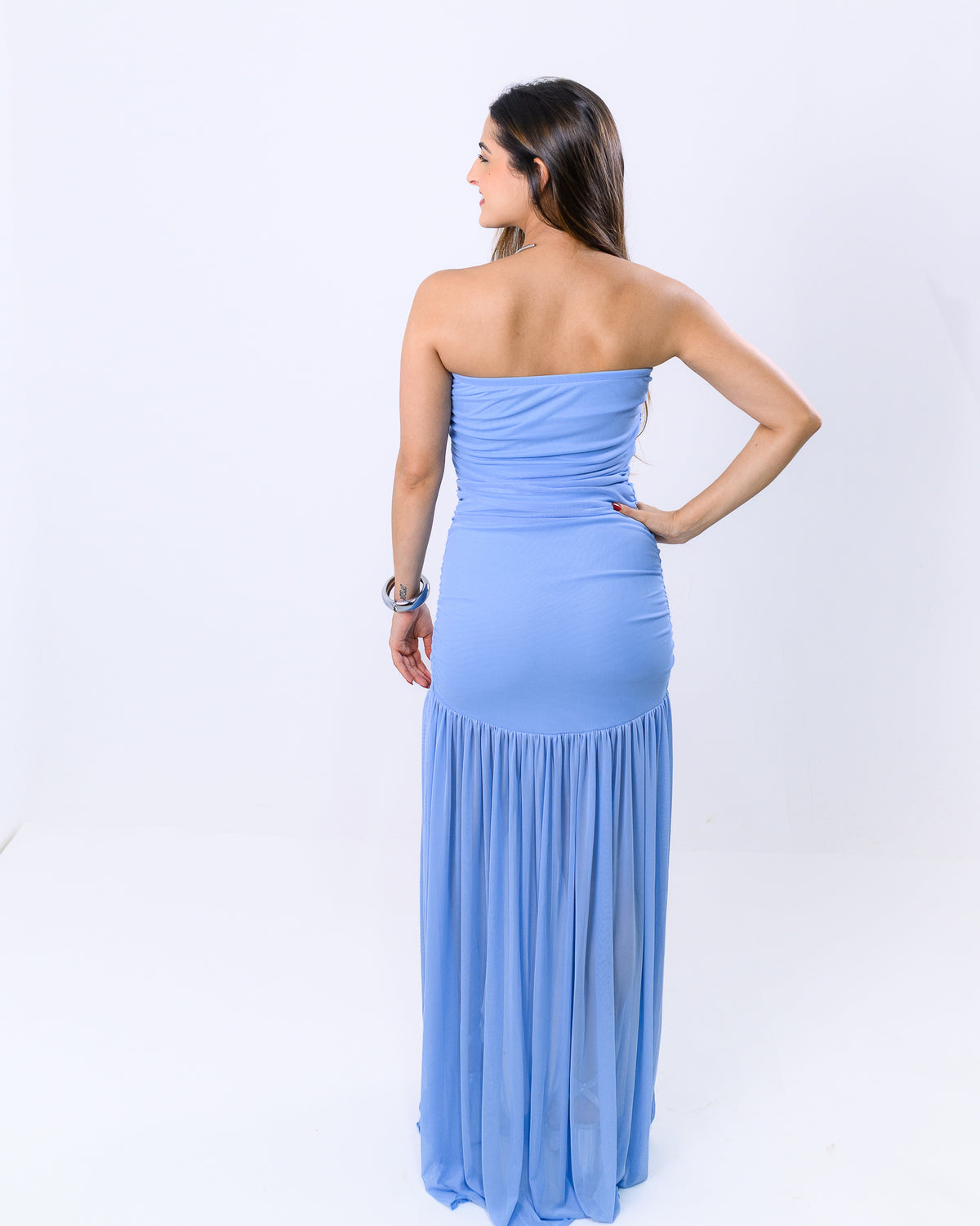 Vestido Longo Tule Bella