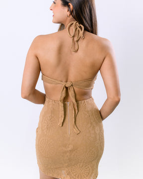 Vestido Curto com Tranças Karen