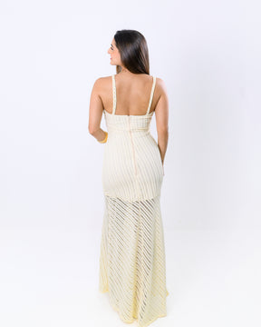 Vestido Longo Cordone Kelly