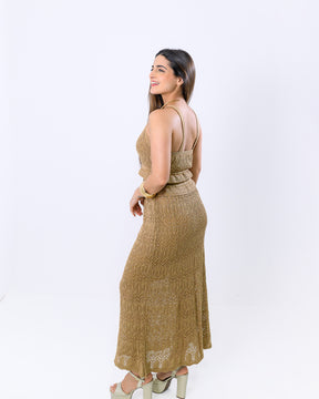 Vestido Longo Tricot Luna