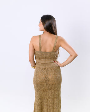 Vestido Longo Tricot Luna