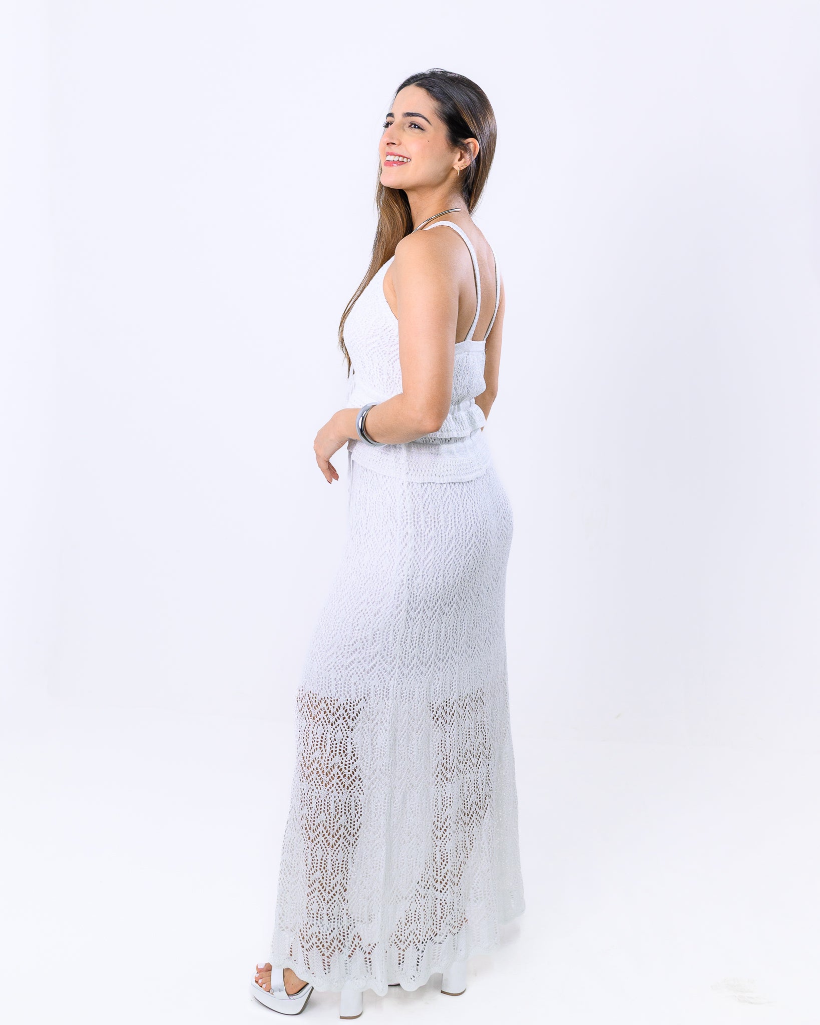 Vestido Longo Tricot Luna