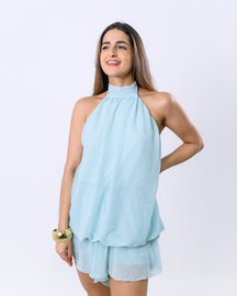 Macaquinho Crepe Mel